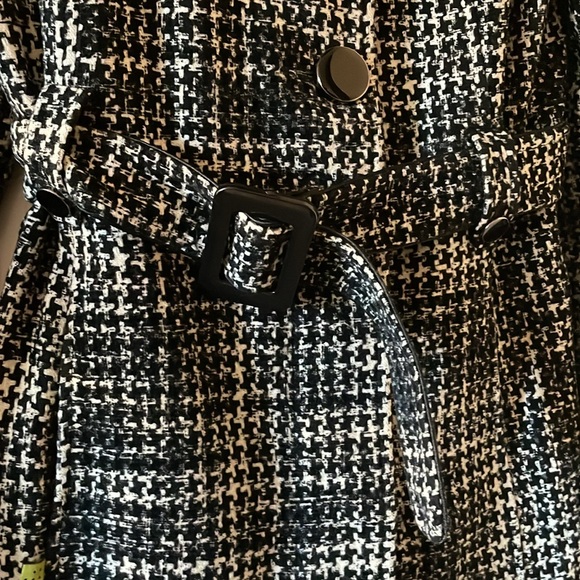 Soia and Kyo houndstooth wool peacoat overcoat jacket coat - Picture 3 of 12
